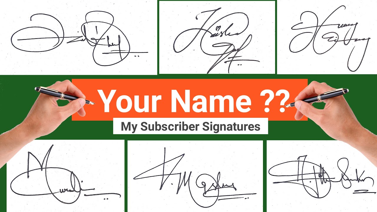 Signature For My Name,